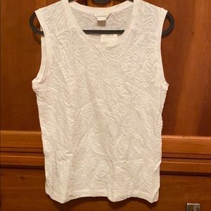 Club Monaco White patterned  Tank